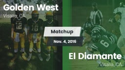 Matchup: Golden West High vs. El Diamante  2016