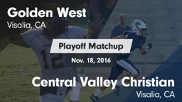 Matchup: Golden West High vs. Central Valley Christian 2016