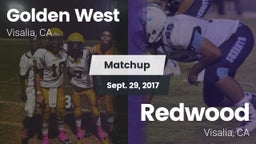 Matchup: Golden West High vs. Redwood  2017