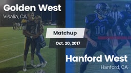 Matchup: Golden West High vs. Hanford West  2017