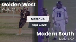 Matchup: Golden West High vs. Madera South  2018