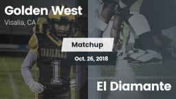 Matchup: Golden West High vs. El Diamante  2018