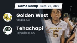 Recap: Golden West  vs. Tehachapi  2022