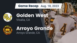 Recap: Golden West  vs. Arroyo Grande  2023