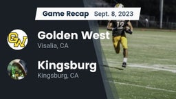 Recap: Golden West  vs. Kingsburg  2023