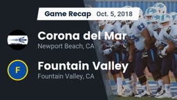 Recap: Corona del Mar  vs. Fountain Valley  2018