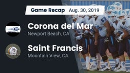 Recap: Corona del Mar  vs. Saint Francis  2019