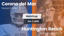 Matchup: Corona del Mar High vs. Huntington Beach  2019