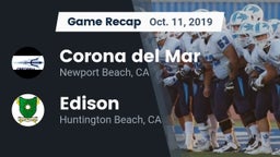 Recap: Corona del Mar  vs. Edison  2019