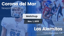 Matchup: Corona del Mar High vs. Los Alamitos  2019