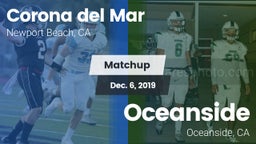 Matchup: Corona del Mar High vs. Oceanside  2019