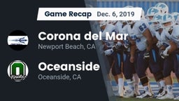 Recap: Corona del Mar  vs. Oceanside  2019