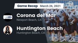 Recap: Corona del Mar  vs. Huntington Beach  2021
