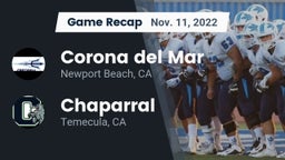 Recap: Corona del Mar  vs. Chaparral  2022