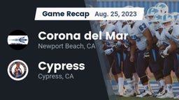 Recap: Corona del Mar  vs. Cypress  2023