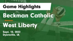 Beckman Catholic  vs West Liberty  Game Highlights - Sept. 10, 2022
