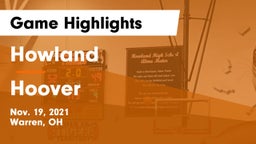 Howland  vs Hoover  Game Highlights - Nov. 19, 2021