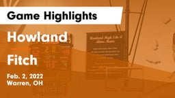 Howland  vs Fitch  Game Highlights - Feb. 2, 2022