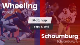 Matchup: Wheeling  vs. Schaumburg  2019