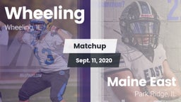 Matchup: Wheeling  vs. Maine East  2020