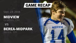 Recap: Midview  vs. Berea-Midpark  2016