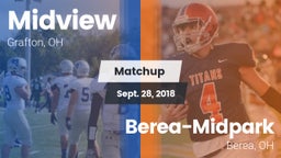 Matchup: Midview  vs. Berea-Midpark  2018