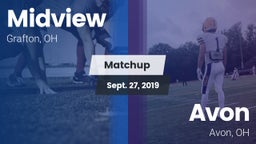 Matchup: Midview  vs. Avon  2019