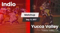 Matchup: Indio  vs. Yucca Valley  2017