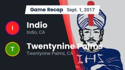 Recap: Indio  vs. Twentynine Palms  2017