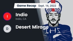 Recap: Indio  vs. Desert Mirage 2022