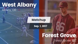 Matchup: West Albany High vs. Forest Grove  2017