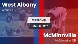 Matchup: West Albany High vs. McMinnville  2017
