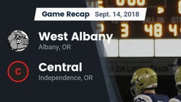 Recap: West Albany  vs. Central  2018