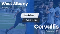 Matchup: West Albany High vs. Corvallis  2018