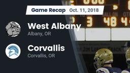 Recap: West Albany  vs. Corvallis  2018