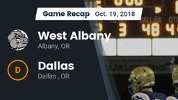 Recap: West Albany  vs. Dallas  2018