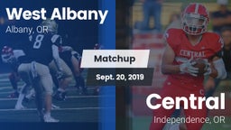 Matchup: West Albany High vs. Central  2019