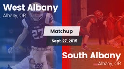 Matchup: West Albany High vs. South Albany  2019
