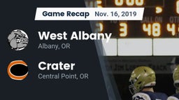 Recap: West Albany  vs. Crater  2019