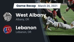 Recap: West Albany  vs. Lebanon  2021