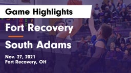 Fort Recovery  vs South Adams  Game Highlights - Nov. 27, 2021