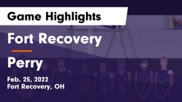 Fort Recovery  vs Perry  Game Highlights - Feb. 25, 2022