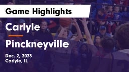 Carlyle  vs Pinckneyville  Game Highlights - Dec. 2, 2023