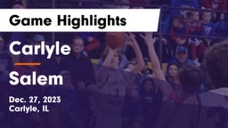 Carlyle  vs Salem  Game Highlights - Dec. 27, 2023