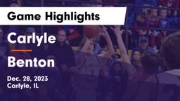 Carlyle  vs Benton  Game Highlights - Dec. 28, 2023