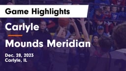 Carlyle  vs Mounds Meridian Game Highlights - Dec. 28, 2023