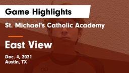 St. Michael's Catholic Academy vs East View  Game Highlights - Dec. 4, 2021