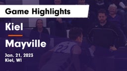 Kiel  vs Mayville  Game Highlights - Jan. 21, 2023