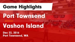 Port Townsend  vs Vashon Island  Game Highlights - Dec 22, 2016