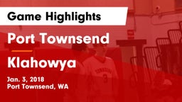 Port Townsend  vs Klahowya Game Highlights - Jan. 3, 2018